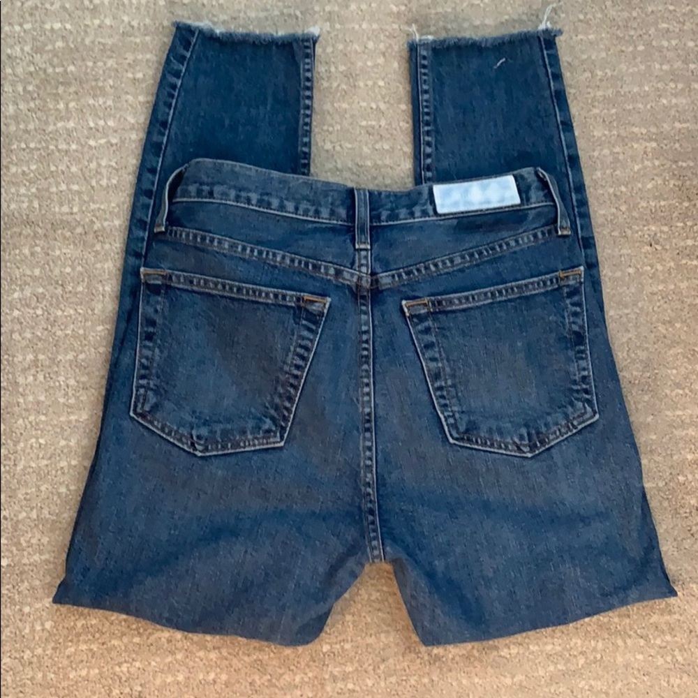 Redone originals high rise ankle crop